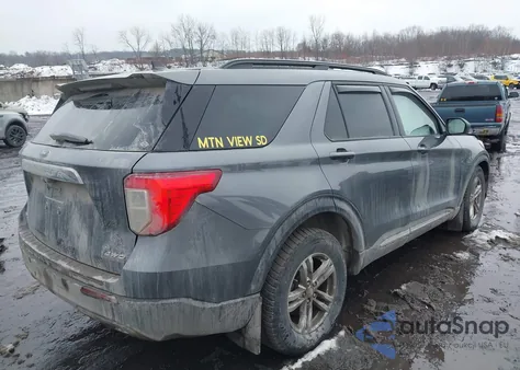 2021 Ford Explorer Xlt z USA, uszkodzony, nr VIN 1FMSK8DHXMGC15394
